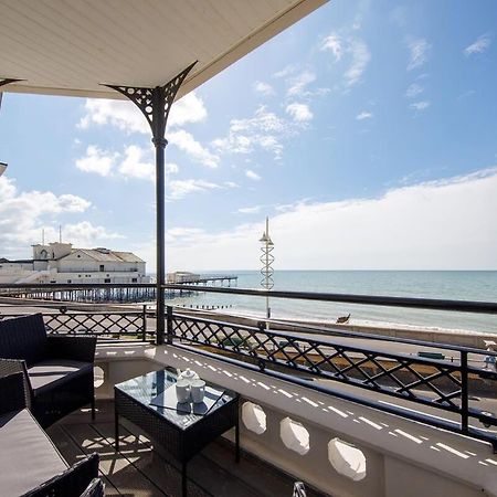 Panoramic Sea Views In Beachfront Apt W Balcony Bognor Regis Zewnętrze zdjęcie
